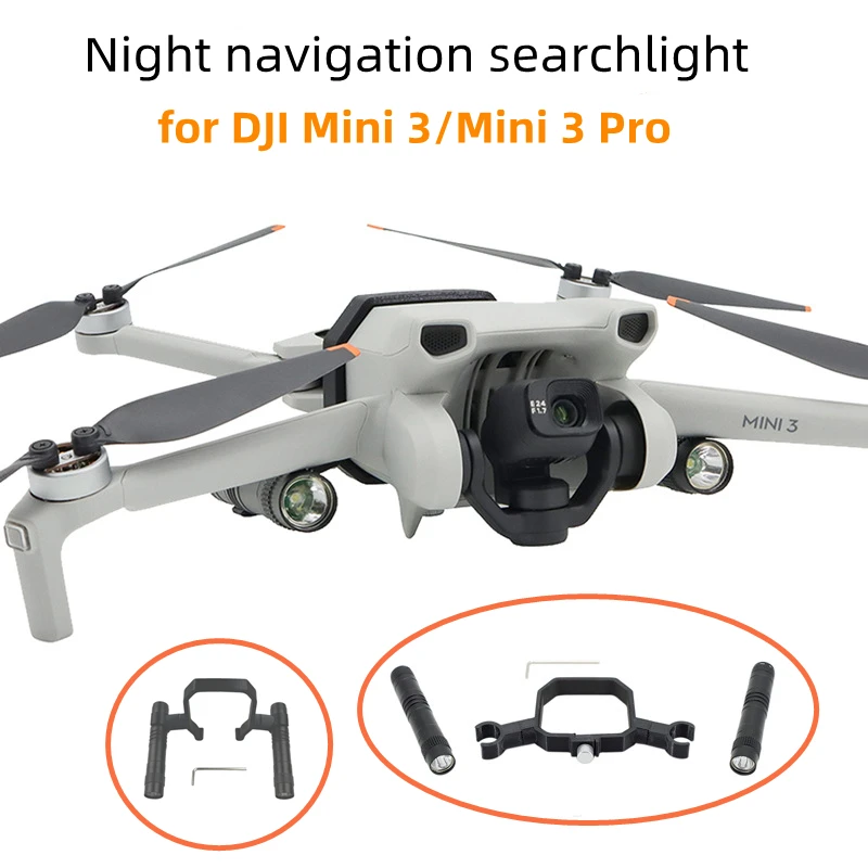 Dji mini 3 pro用LEDナイトフライトシグナルライト、mini 3