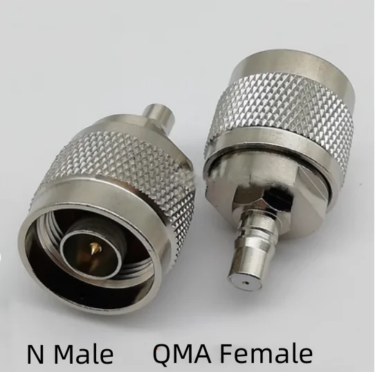 

QMA адаптер N Male к QMA Female коаксиальный адаптер все медные RF разъемы