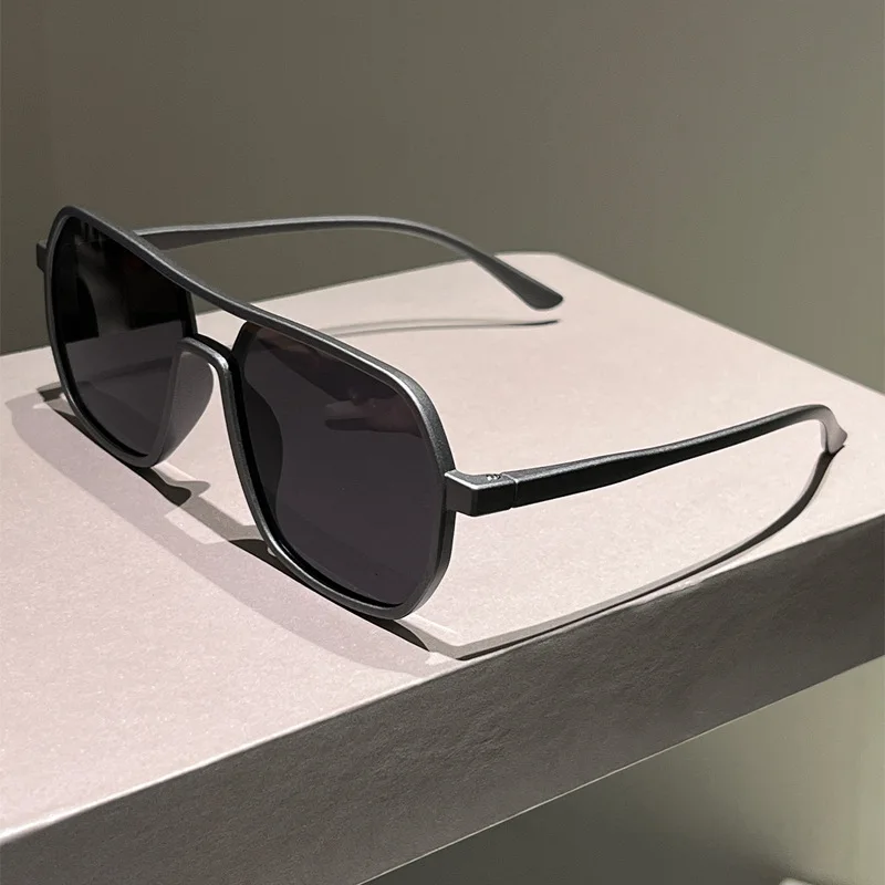 Vintage quadratische Sonnenbrille für Damen und Herren, rechteckige Sonnenbrille, ovale Sonnenbrille für Damen und Herren – Detail 19