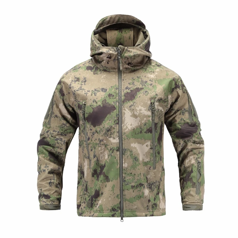 Outdoor Sharkskin Tad Jacket Military Tactical Camouflage Set Abbigliamento Da Caccia Abiti Da Uomo Pantaloni Impermeabili Per Arrampicata Escursionis