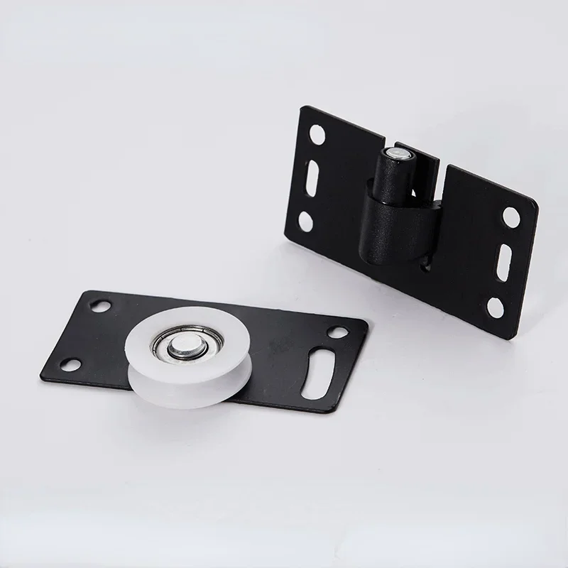 1set Door Rollers Stainless Steel Sliding Door Wheel Cabinet Nylon Pulley Hanging Wheel For Wardrobe Furniture Hardware sliding door roller,sliding door pulley