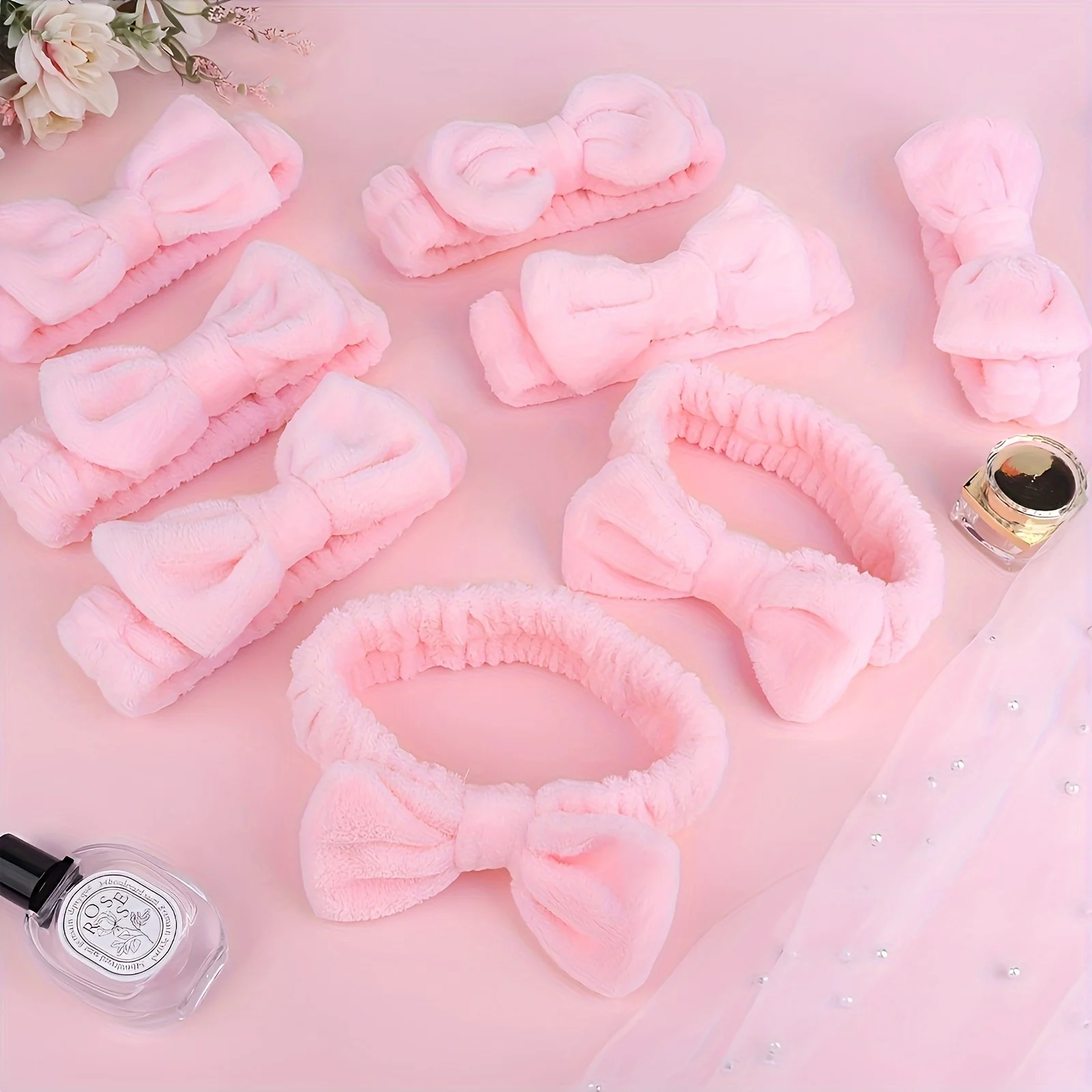 20pcs Party Gift Set: Includes 5 Bear shaped bath towels, headbands and headbands - Single Party, Bridal Wedding, Birthday Gifts