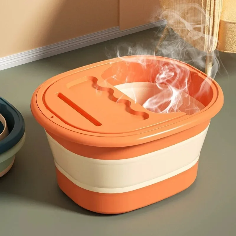 

Foldable Foot Bath Bucket Massage Foot Wash Basin Home Laundry Tub Bucket Children's Foot Bath Basin Portable Massager