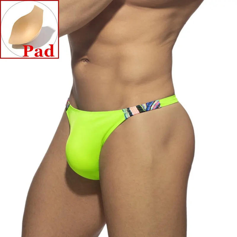 2023 Push Up Mens Thong Swimwear Bikini Sexy Gay Swim Briefs Mini