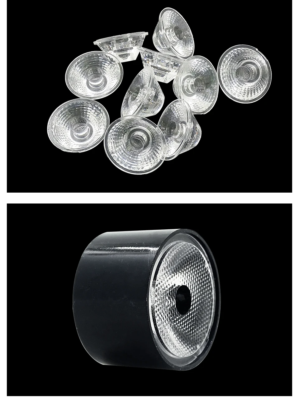 LED-PAR-Lichtlinse für 5x12W, 7x12W, 12x12W, 18x18W, 18x15W, 7x18W, 20x12W LED-Bühnenbeleuchtung, Winkel des Objektivs wählbar – Detail 6