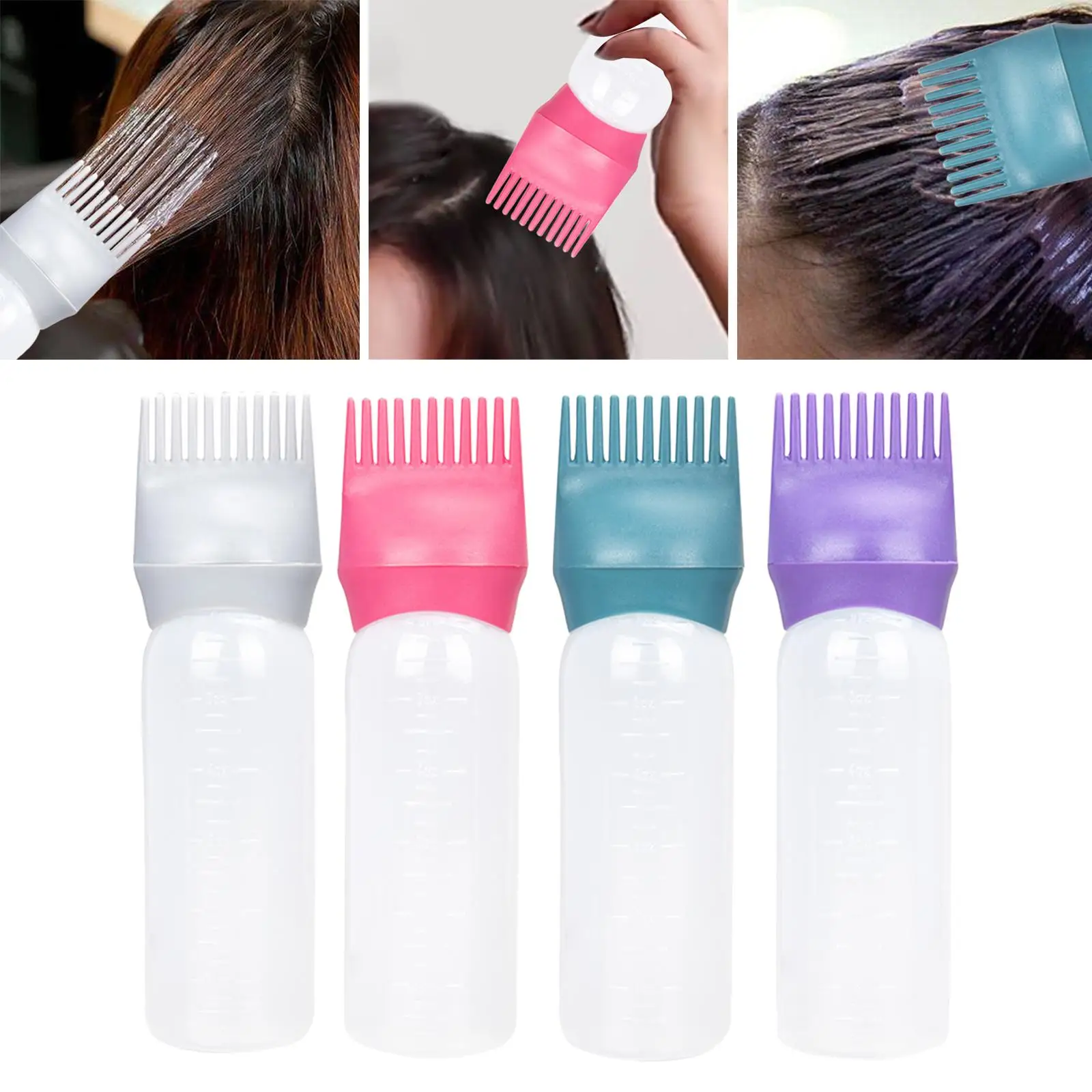 Root Comb Applicator Bottle Perming Tools Hair Oil Applicator Squeeze  Bottle Hair Dye Bottle Brush for Salon Barbershop Home DIY - AliExpress