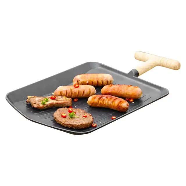 Griddle Grill Shovel Rectangular Barbecue Grill