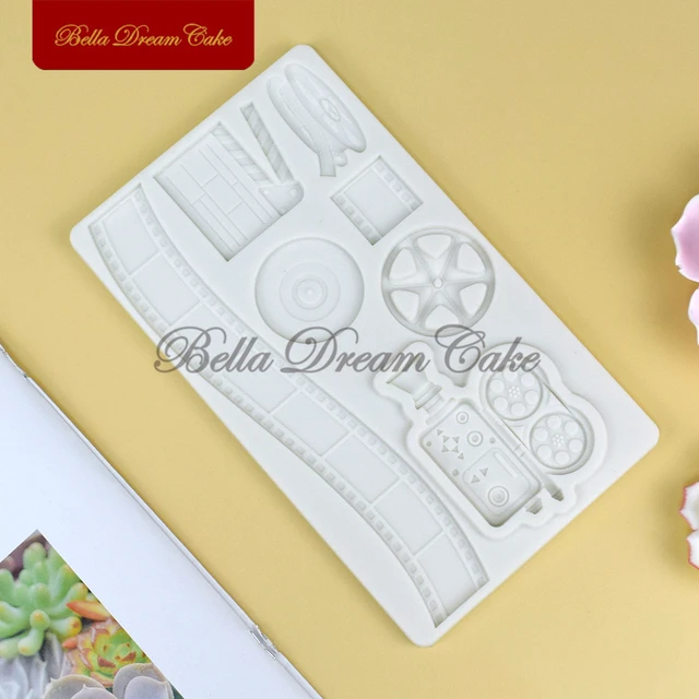 3D -S Film Eszköz Videokamera Szilikon Penész Csokoládé Fondant Barkács Szappan Torta Díszítő Szerszámok Sütési Kiegészítők - Image 5