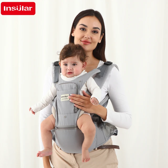 3 In 1 Baby Carrier Multi-functional Childs Waist Stool Breathable Waist Stool With Hip Seat Front Hold Portable 4 Season 4