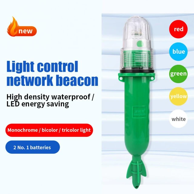 Fishing Light Underwater LED Light-controlled Fishery Signal Light 3V  Fishing Net Mark Light Marine Flash