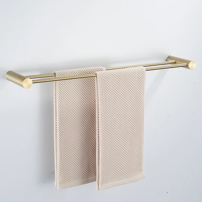 Description Picture 4 of item304SUS Towel rack Two poles Wall-Mounted Bathroom Item Shelf Suitable for Shower Rooms Bathroom Accessories