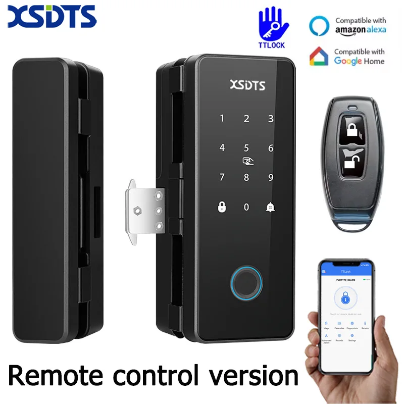 قفل باب زجاج ذكي