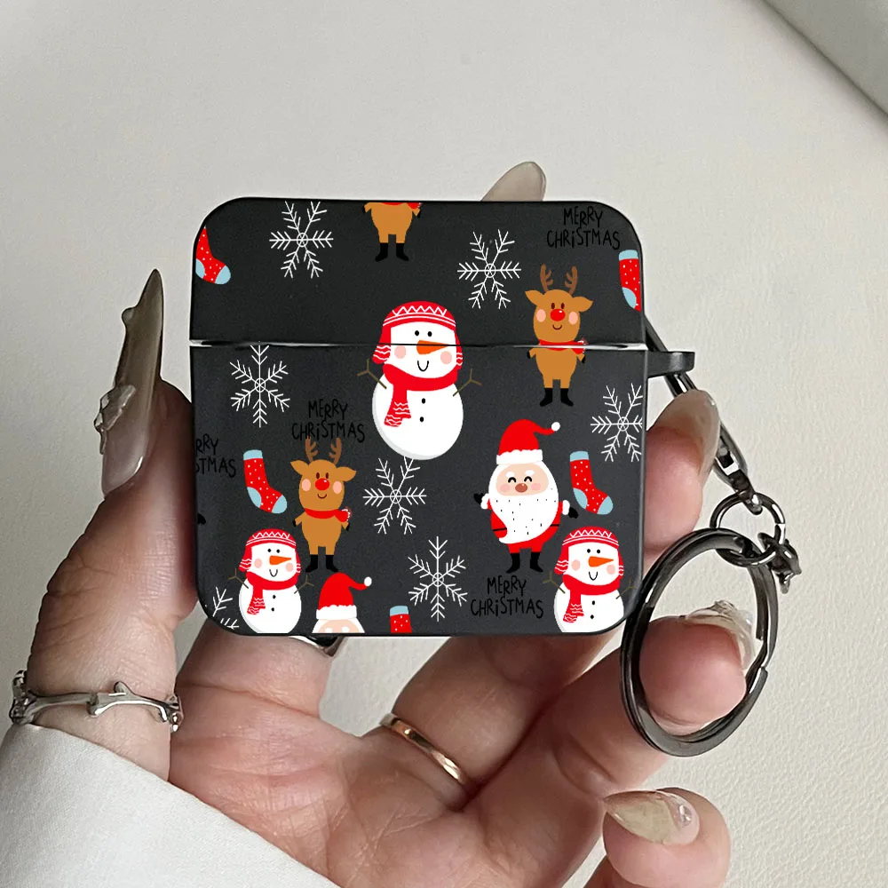 Christmas Pattern Earphone Case for AirPods Shockproof Shell