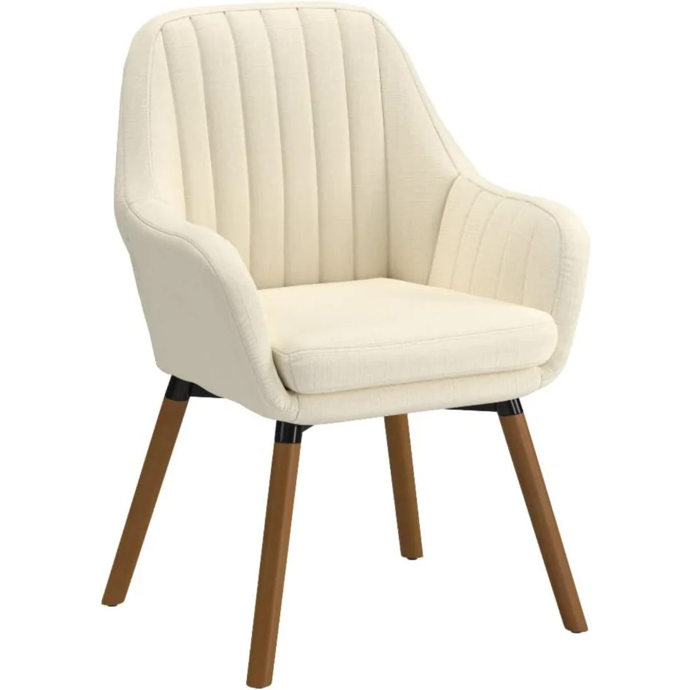 

Roundhill Furniture Tuchico Contemporary Fabric Accent Chair Living Room Chairs, Living Room Chairs Arm Rest, Tan