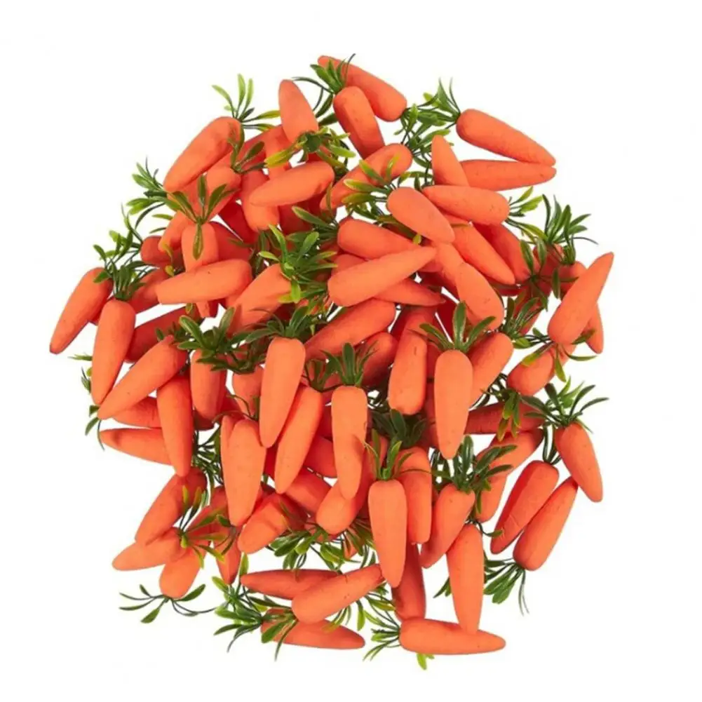 

Easter Carrot Decorations Realistic Mini Artificial Carrot Decorations for Easter Home Photography Props Party Ornaments Vibrant