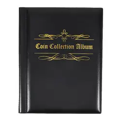 Deluxe Coin Collectible Organizer Album - Premium Storage & Display (Black )