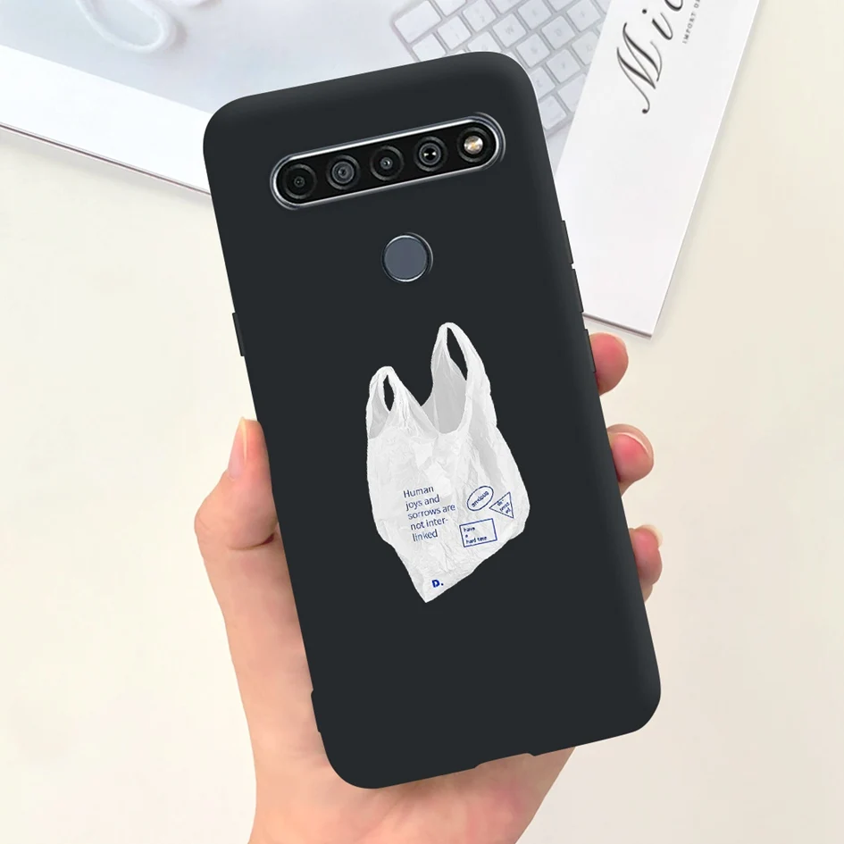 Cute Cat & Dinosaur Soft Black Silicone Shockproof Bumper Phone Case