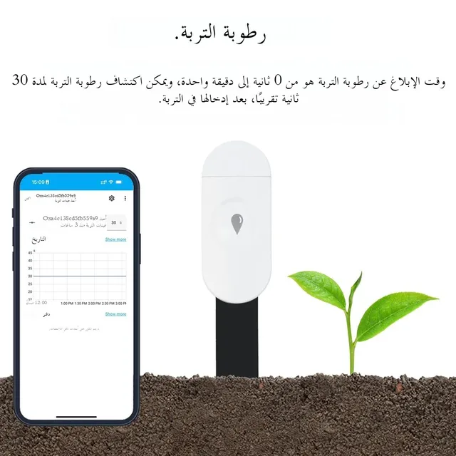 Tuya Zigbee Temperature Humidity Moisture Detector Smart Soil Tester Moisture Sensor Real Time Monitor Support Home Assistant Z2 4