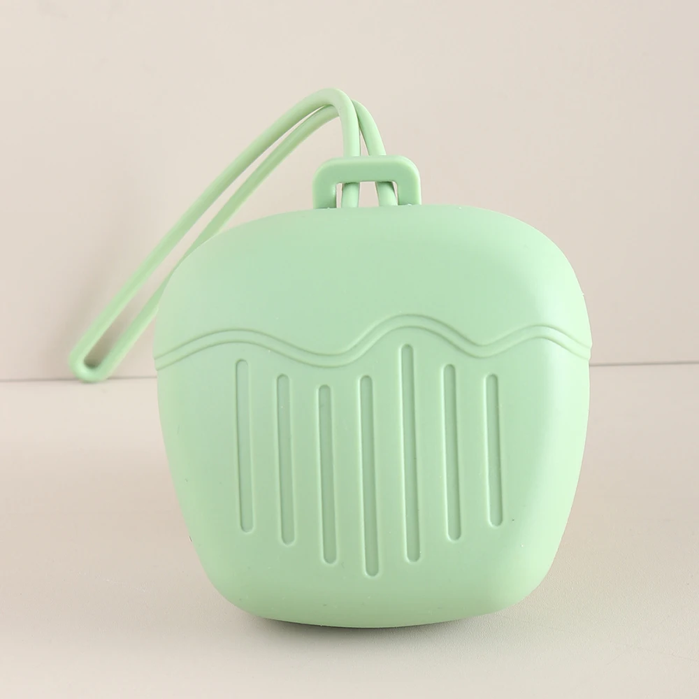 2025 new  thick ice cream Shape  Baby Pacifier Case  Holder  Silicone Nipple Cover for infant