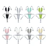 J15U Adjustable 5 Point Safety Harness for High Chairs Strollers PU Leather Padding Universal Baby Feeding Accessory