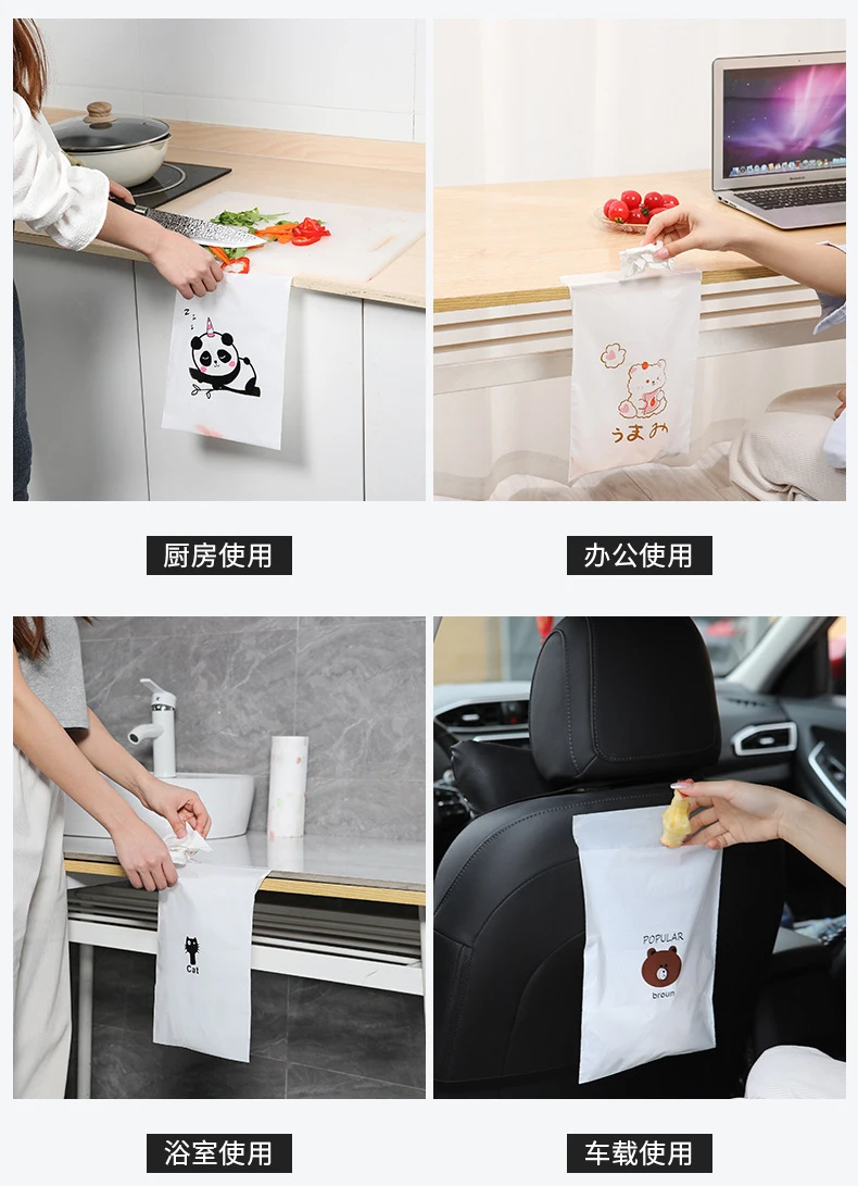Eco-Friendly Disposable Garbage Bags for Home and Kitchen Waste Management