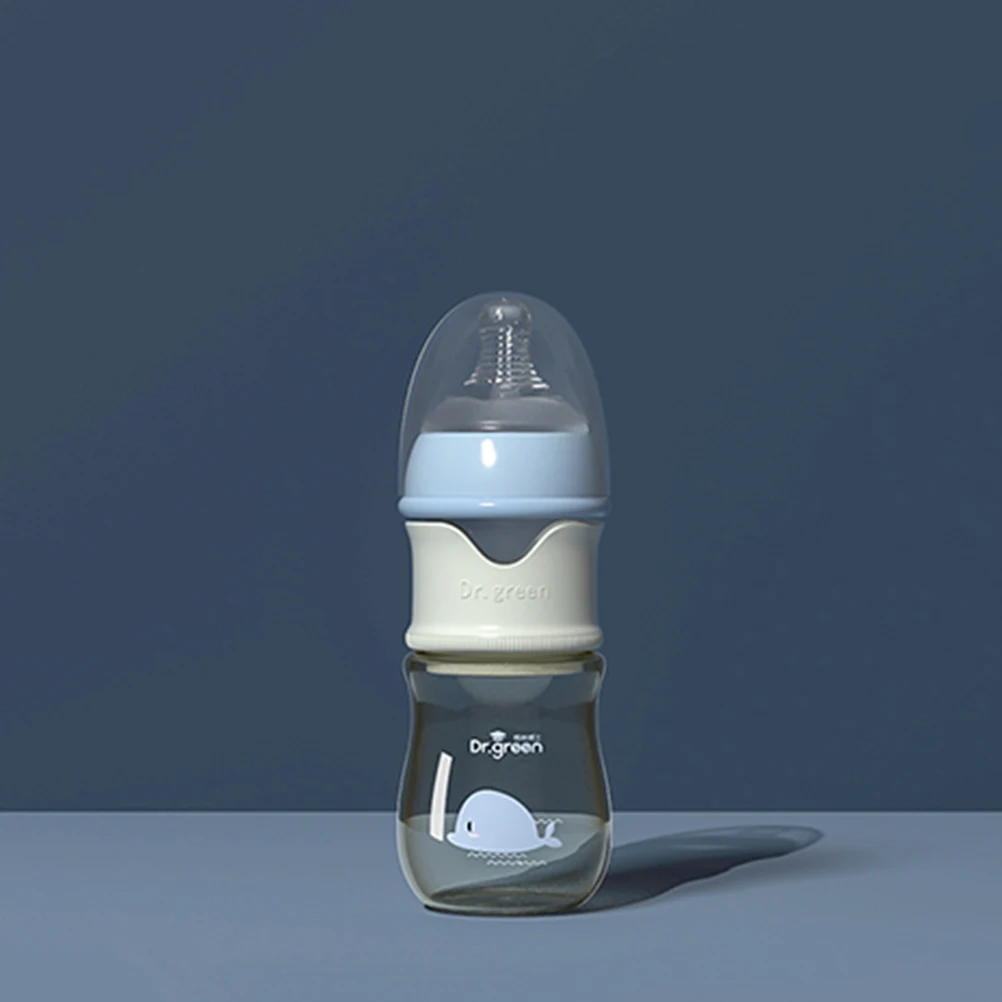 Baby Glass Bottle Practical Baby Feeding Milk Water Bottle Travel Stroller Detachable Newborn Infant Nursing
