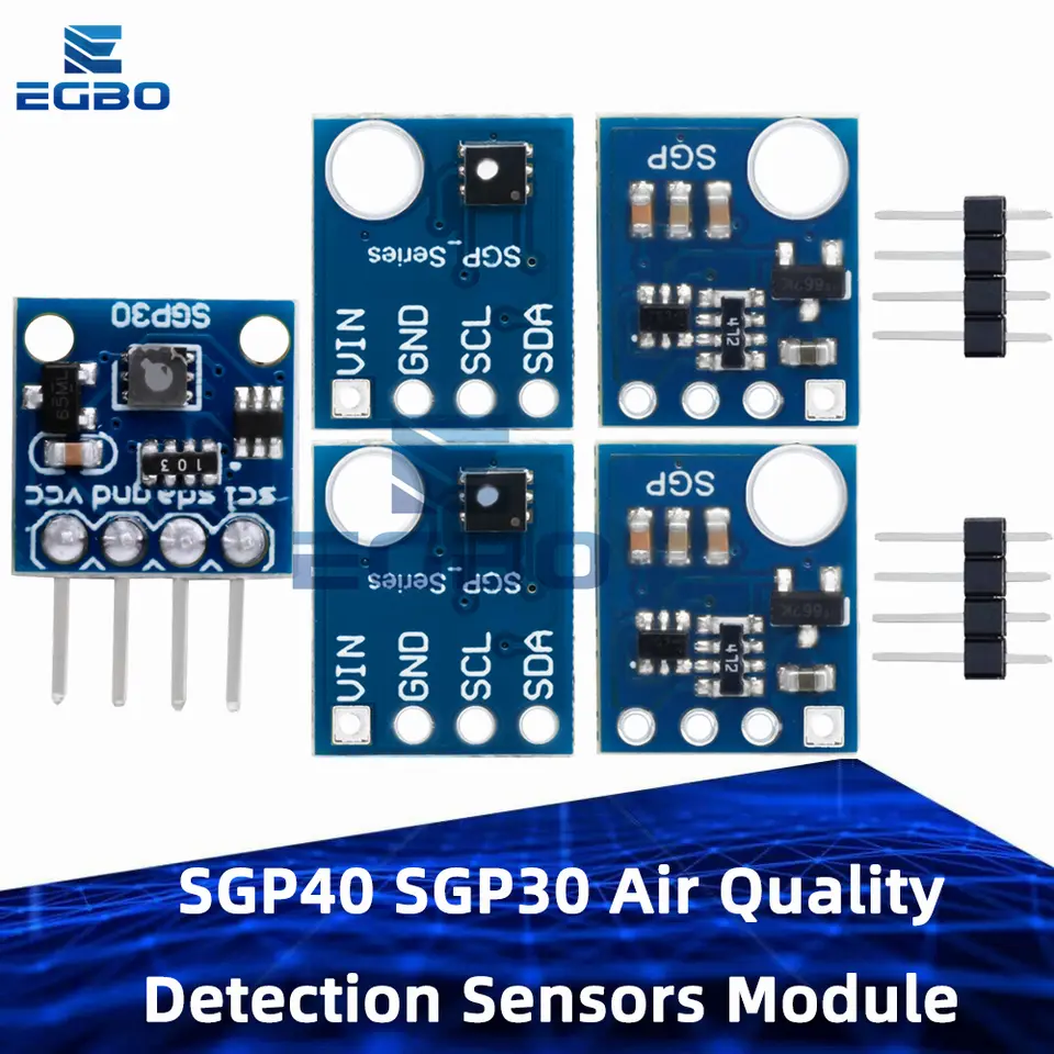 1~10PCS SGP40 SGP30 Air Quality Detection Sensors Module Digital TVOC Detection Compatible for Arduino Demo Board image 1