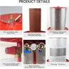 Electricity-Free/Water-powered Cider Wine Bladder Press, Natural Juice Making(10.7 Gallon 4