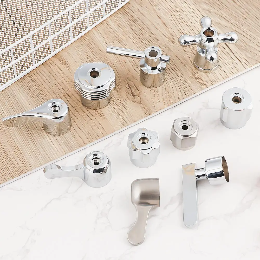 Faucet Switch Handle Single Cold Quick Open Valve Core Triangle Valve Small Spout Dish Bathroom Kitchen Sink Accessories