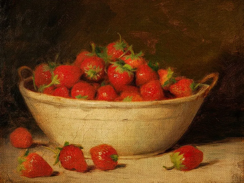 Gourmet Fruit Still Life Canvas Wall Art