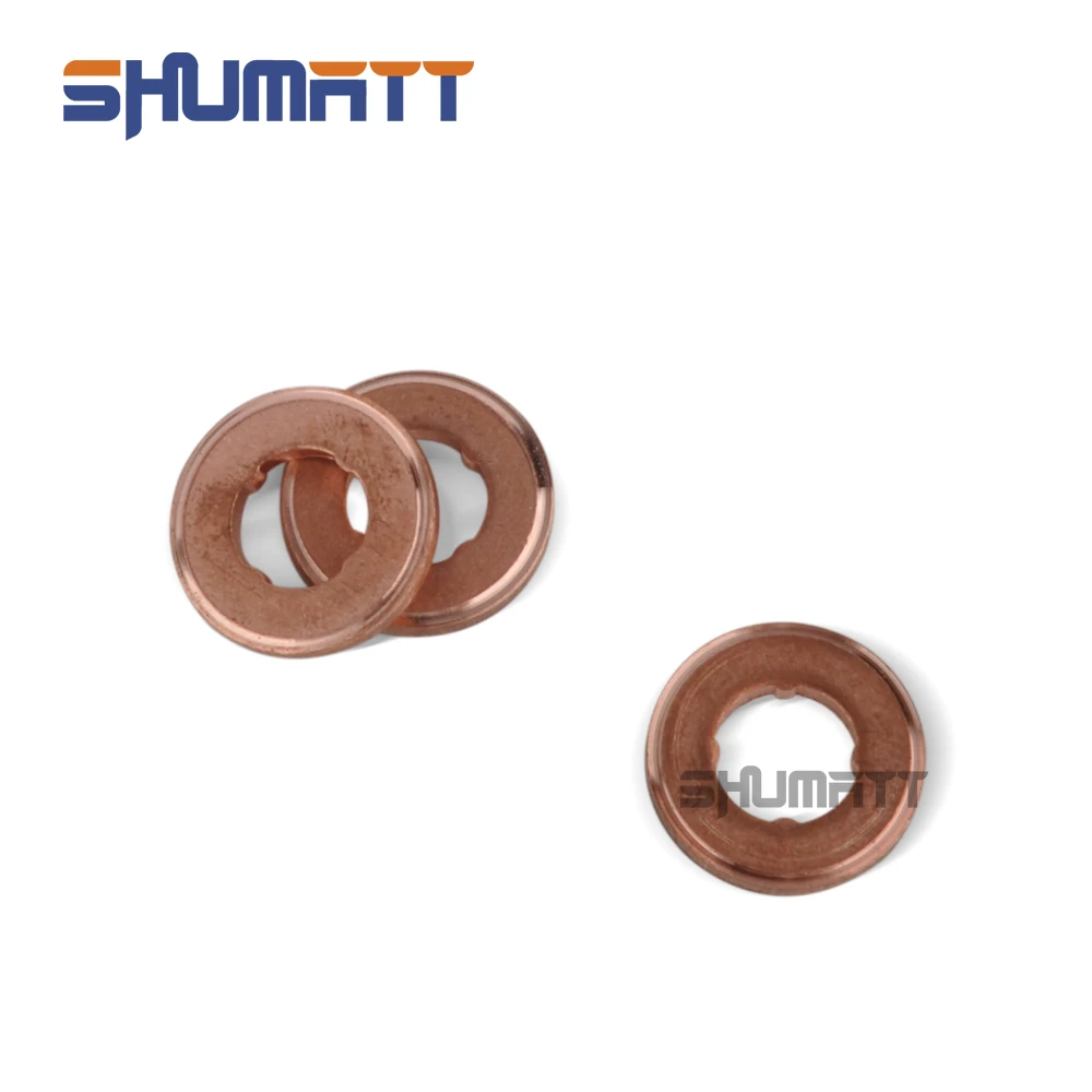 

100 шт., новая медная шайба для дизельного топлива F00RJ01086