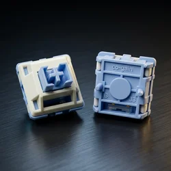 Magnetic Silent Linear Switches with Adjustable Actuation for Hot Swappable Mechanical Keyboards (Blue 68Pcs)