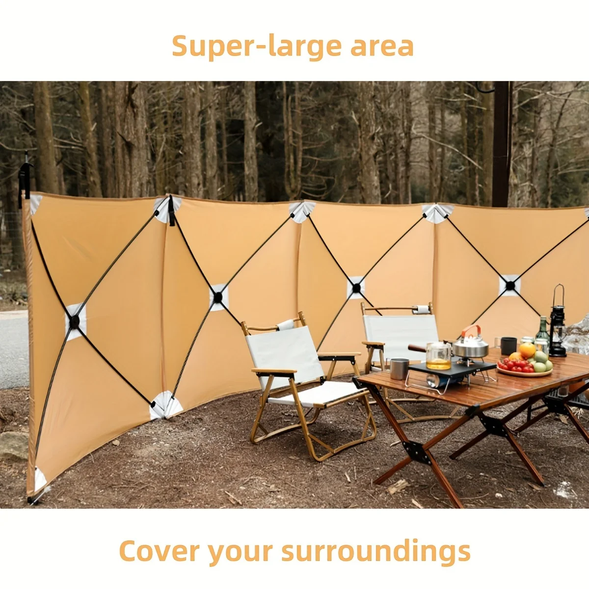 Folding Windproof Shield Outdoor Camping Windshield Gas Stove Burner Windscreen Shelter Picnic Tarp Camping Car Tent Gazebo