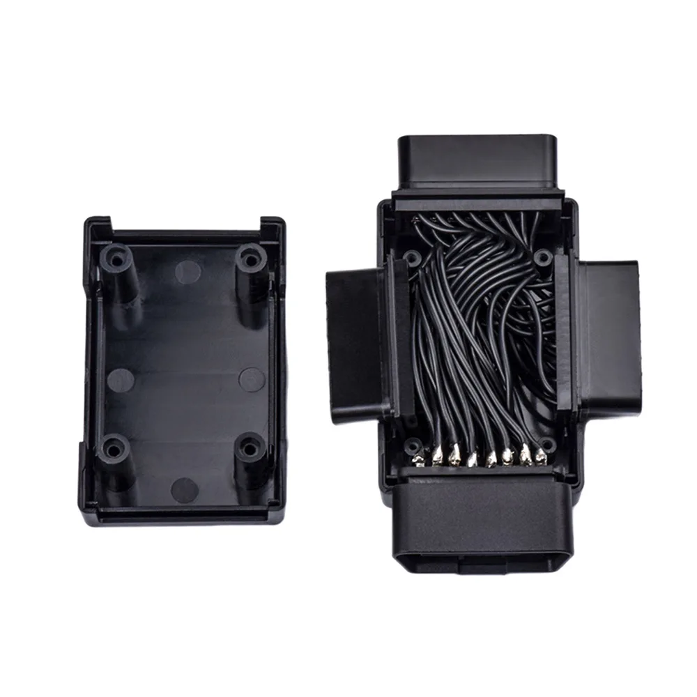 OBD2 Connector 3in1 16 Pin Car Connector Plug 1 Male To 3 Female ELM327 Multi-function Plug Diagnostic Cables Tool Adapter