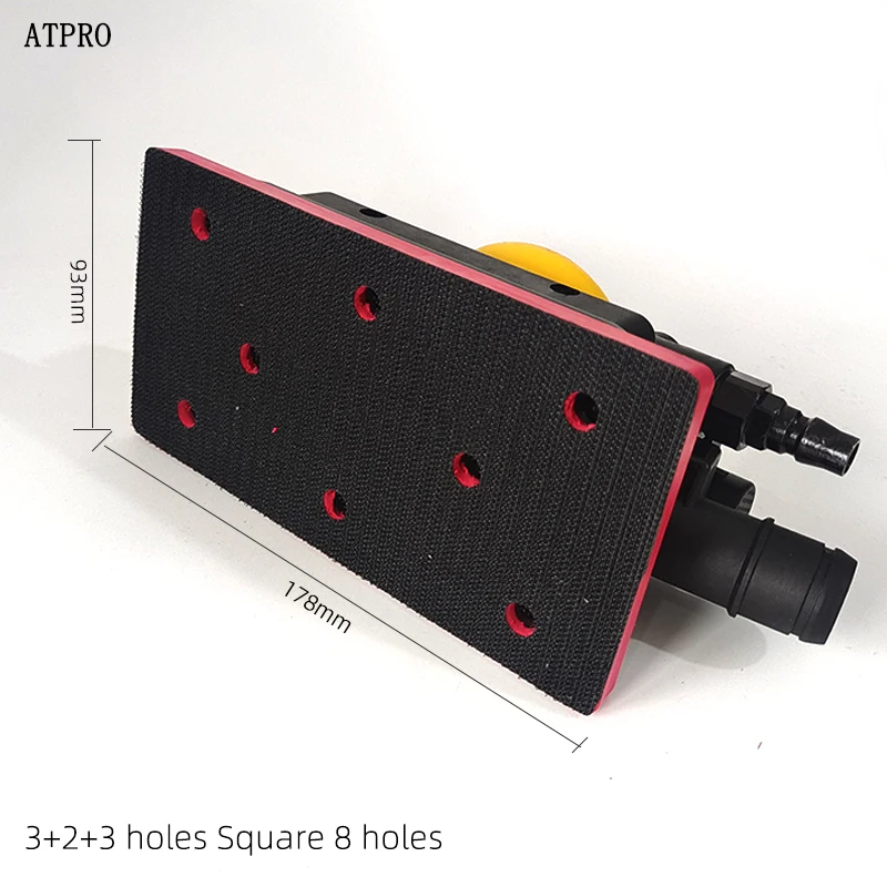 93/175mm Pneumatic Sandpaper Machine Car Putty Grinding Machine Wood Metal Grinding And Polishing