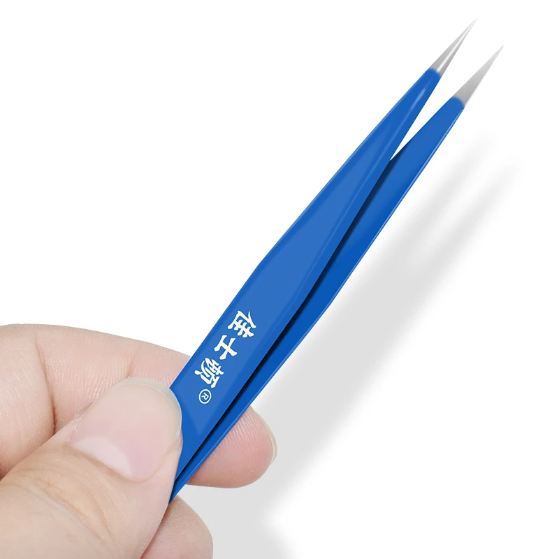 Professional Watch Repair Tool Set Stainless Steel Straight & Curved Tweezers For Watchmakers Mechanical Quartz Watch Maintenance