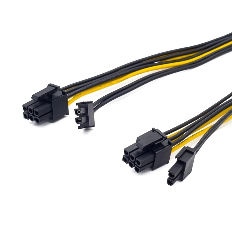 8 Pin To Dual 8 (6+2) Pin PCI Express Power Converter Cable For Graphics GPU Video Card PCIE PCI-E VGA Splitter Hub Power Cable