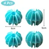4CPS Laundry Ball Reusable Silicone Clothes Hair Cleaning Tools Pet Hair Remover Washing Machine Cat Hair Catcher Laundry Ball 5