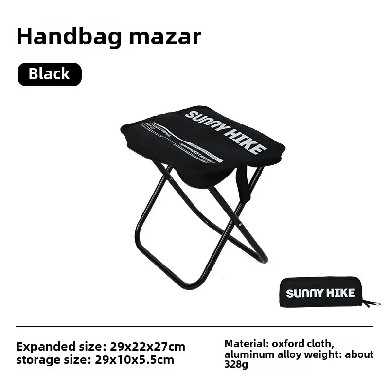 Fishing Stool & Camping Chair-Ultralight Aluminum Alloy Foldable with Carry Strap, Portable for Outdoor, Hiking & Backpacking