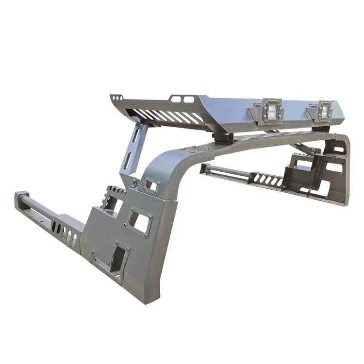 Light Clamp Adjustable Rack Open Pick Up Truck PK USA Expandable Roll Bar Par F150 2000-