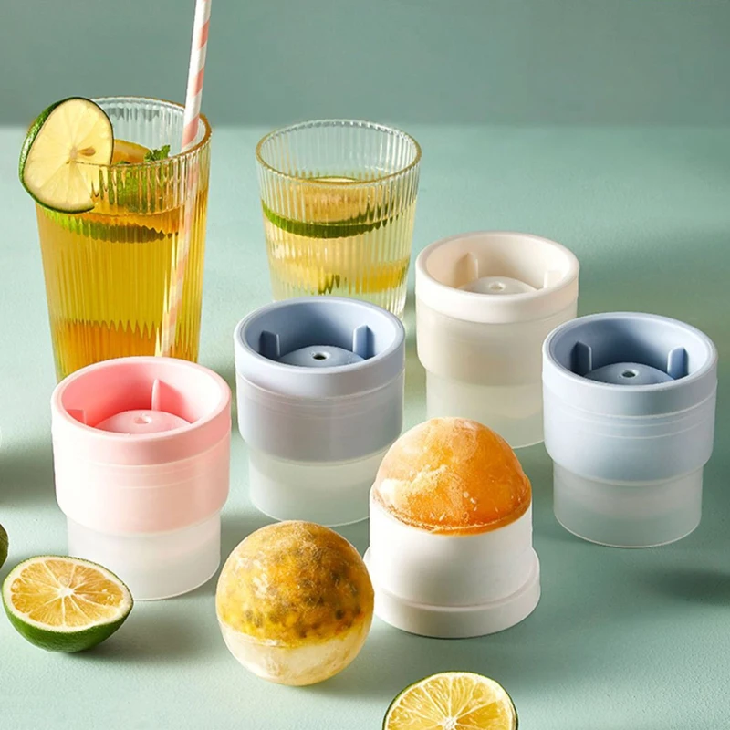 WhiskeyRoundIceCubeMakerSiliconeBallShapeSphericalIceCube