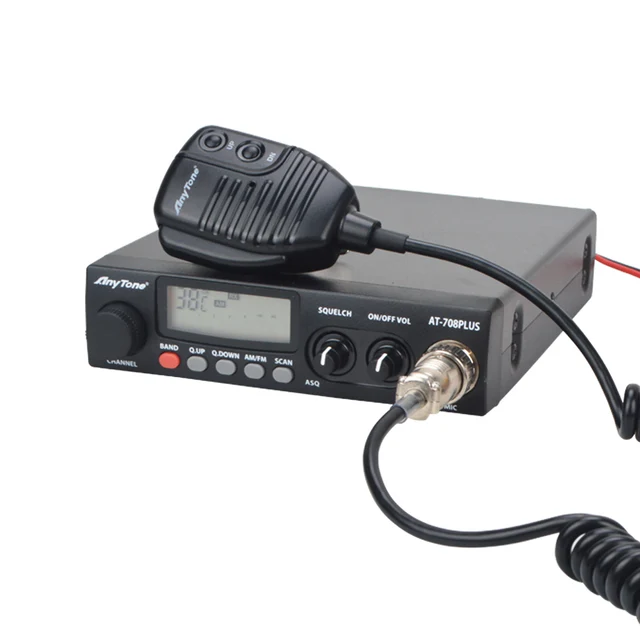 Radio Anytone AT-708 Plus 27MHz CB stacja 8W 480AM-480FM 24.265-29.655MHZ  wysokiej jakości CB Radio do samochodu ciężarowego Radio mobilne  AliExpress