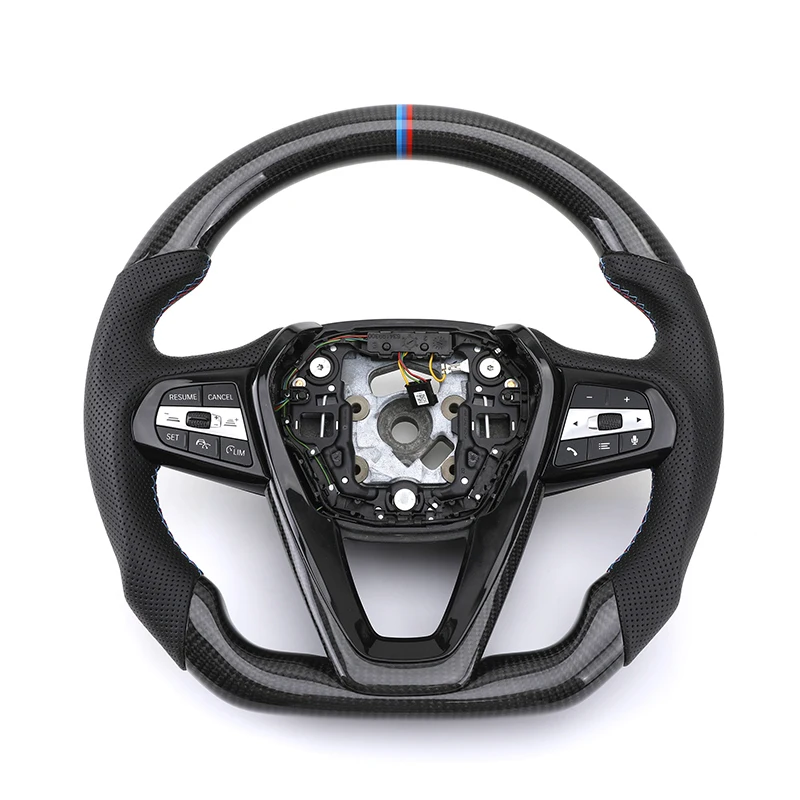 Fibra Di Carbonio Volant De Voiture Autos Carro Volant Per Bmw Serie G G20 G80 G21 G81 G22 G30 G31 G32 G11 G12 G14 G15 G16 G01 G02 G