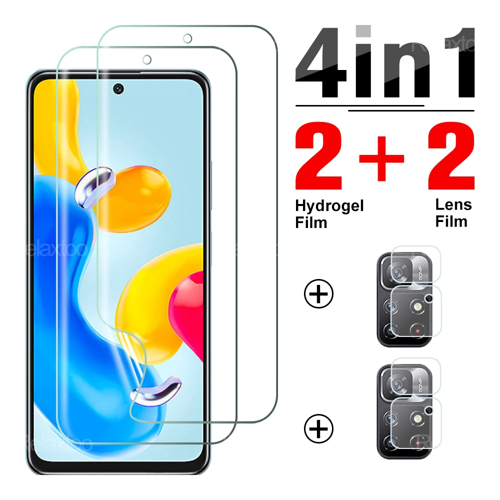 

Гидрогелевая защитная пленка 4 в 1 для Xiaomi Redmi Note 11 S 11 S 11Pro 11Pro + 11ProPlus Pro 11T