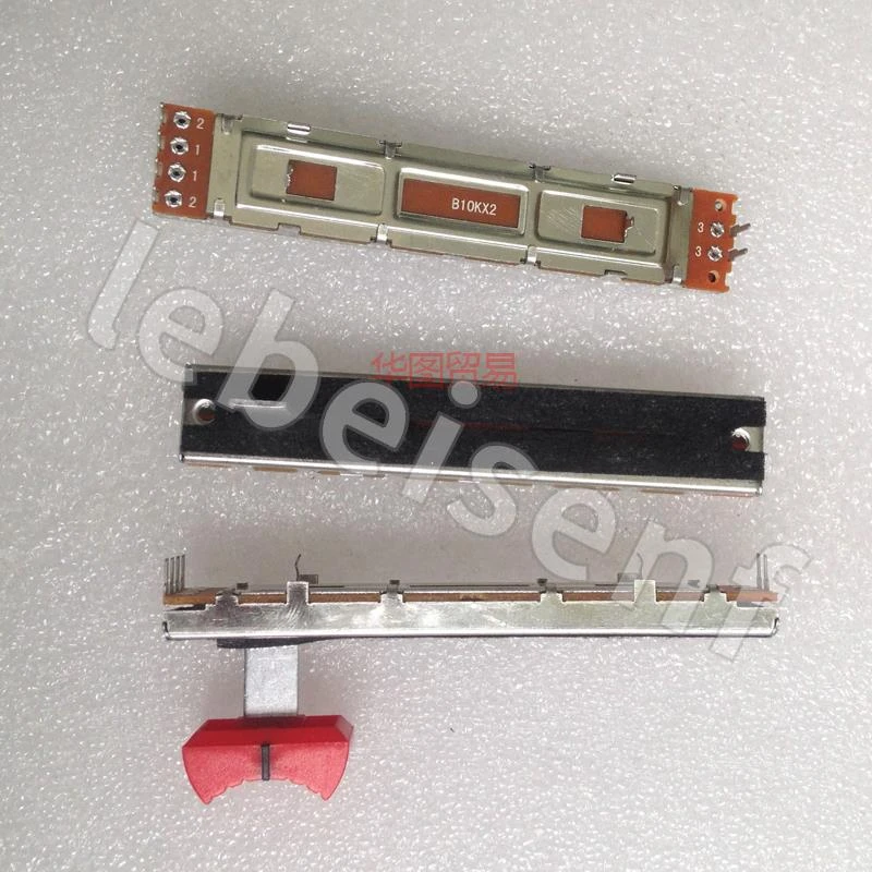 7pcs 88mm Mixer Single Mono B10K B103 Slide Potentiometer / Stroke 60mm