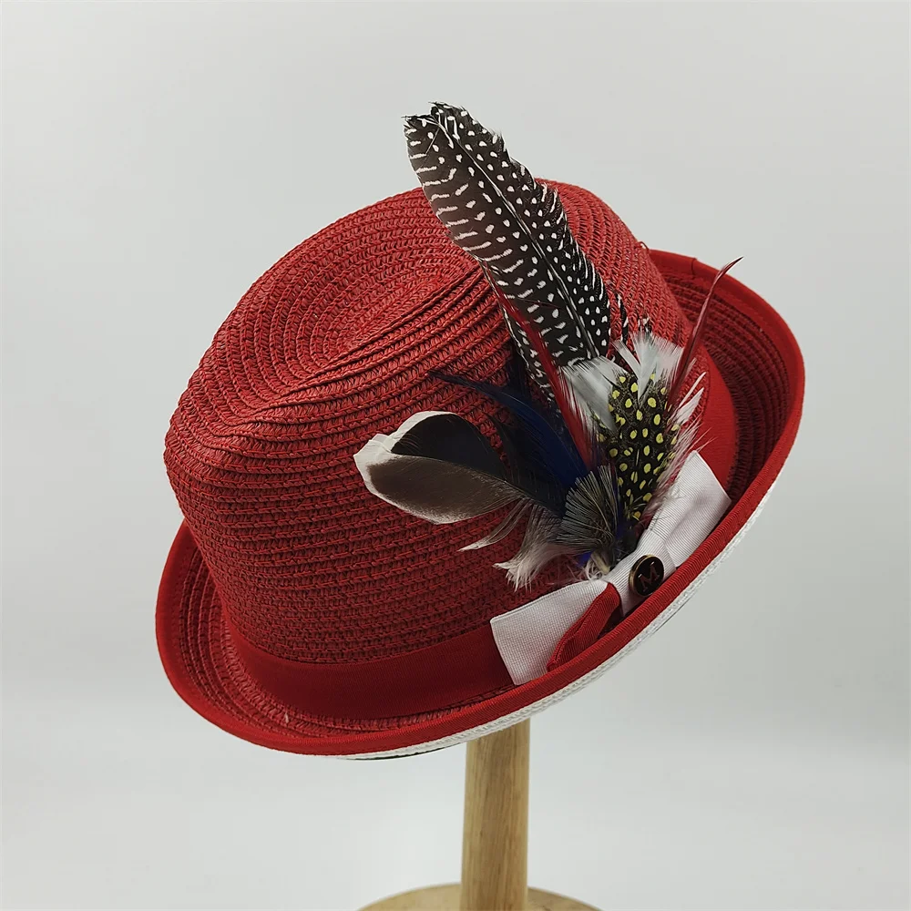 Classic Fedora Paille Large