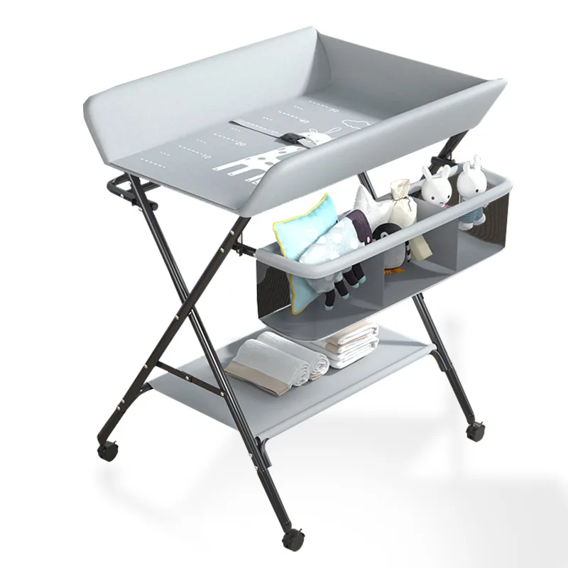 Diaper table Baby care table Portable multi-function folding bath baby bed diaper changing touch