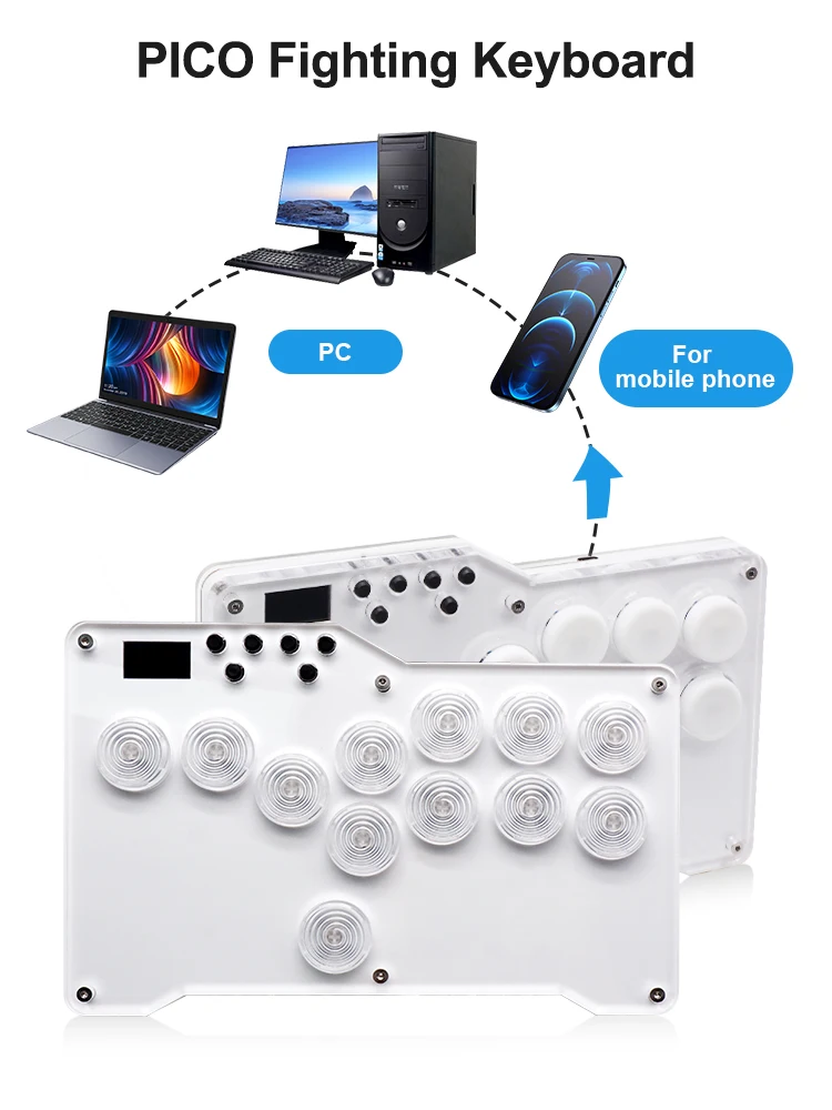 FightingBoxPICOHitBoxFightingGameKeyboardForPCKingOfFighters
