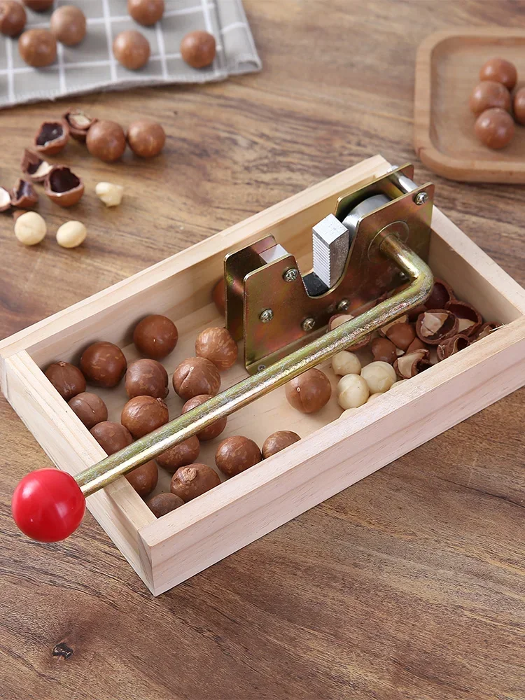 Macadamia Nut Shell Opening Machine Household Walnut Tools Raw Peeling Artifact Breaker