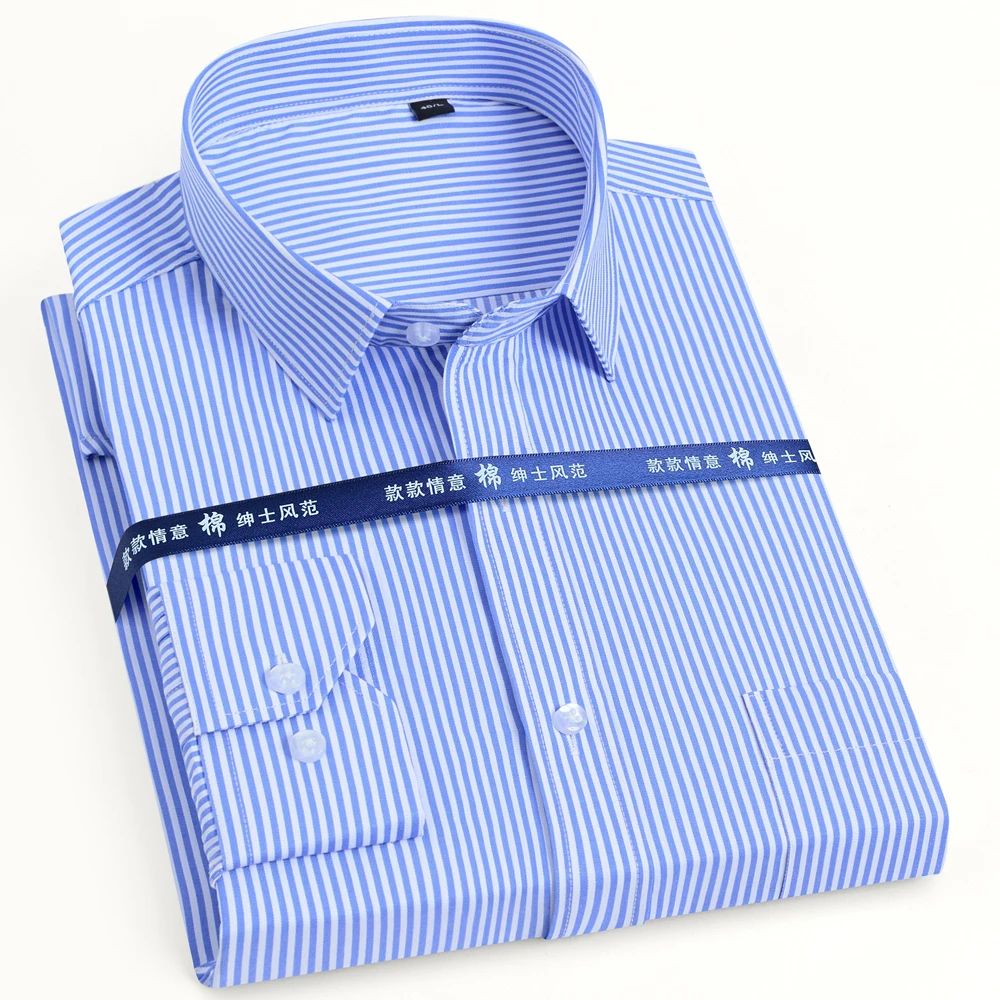 Allthemen Camicia Uomo Casual Manica Lunga – A Righe Multicolori, Vestibilità Regular, Leggera